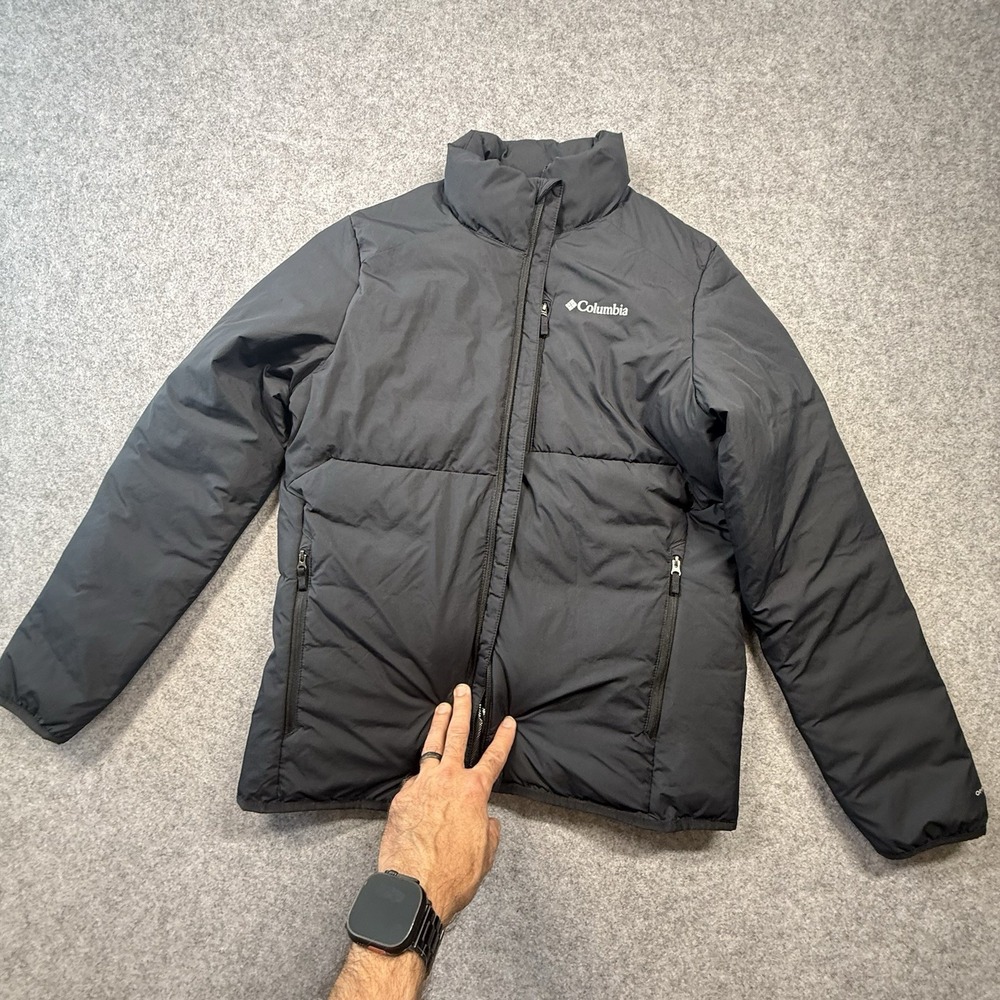 Columbia Omni-Heat Kids XL 18-20 Black Insulated Puffer Jacket Youth WB0023